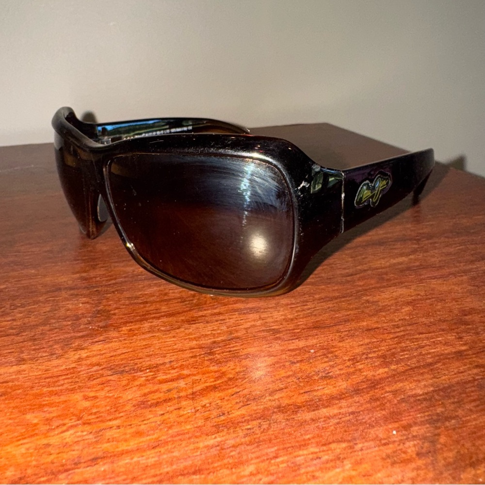 Maui Jim Brown MJ 111-01 Palms Sunglasses - Picture 4 of 10